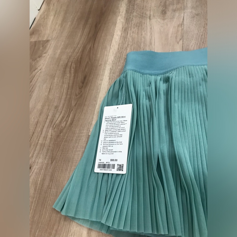 Lululemon Mesh Pleats Mid-Rise Mini Tennis Skirt - Picture 8 of 9